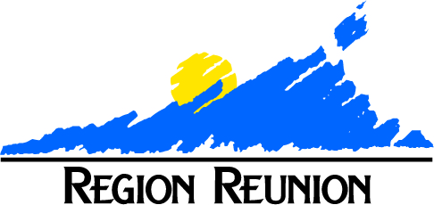 Logo de la Région Réunion affiché dans le cadre du financement du site internet